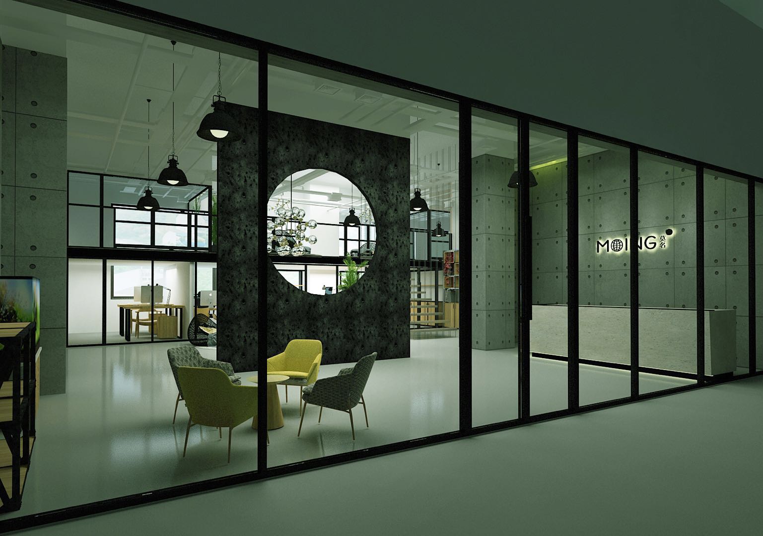 上海廠房辦公室裝修效果圖