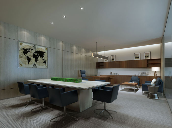 總經理辦公室裝修設計效果圖