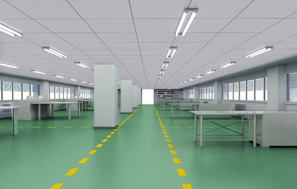 上海松江廠房裝修環氧地坪漆施工圖片